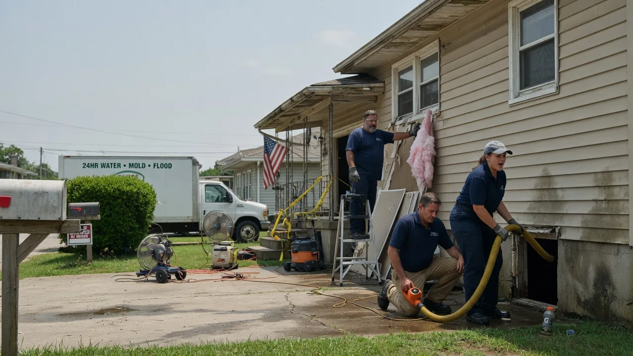 Water Damage Repair in Plain Dealing, LA near me